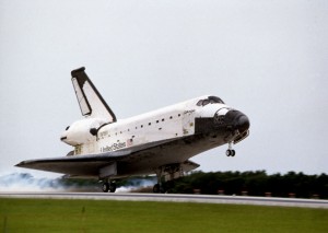 Rückkehr der „Columbia“ von der STS-78 Mission
