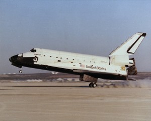 Landung der „Challenger“ F-2