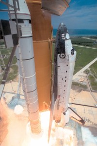 Start zur Mission STS-94