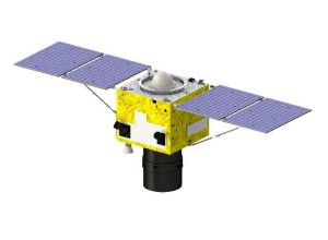 Computergrafik eines SuperView-1 Satelliten