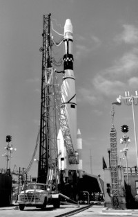 Startvorbereitung der Thor-​SLV2A Agena-​D mit FTV-1161