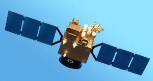 Modellfoto eines TianHui 1 Satelliten