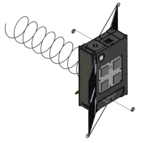 der Tyvak 182A Satellit für das Eutelsat LEO for Objects Programm