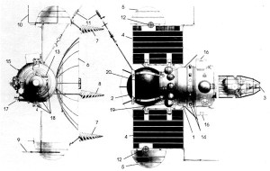 Raumsonde vom Typ 2MV-1 (mit Lander)