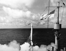 Start der Viking Nr. 4 von der USS „Norton Sound“