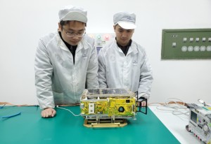 der Xiaoxiang 1-08 Satellit beim Hersteller